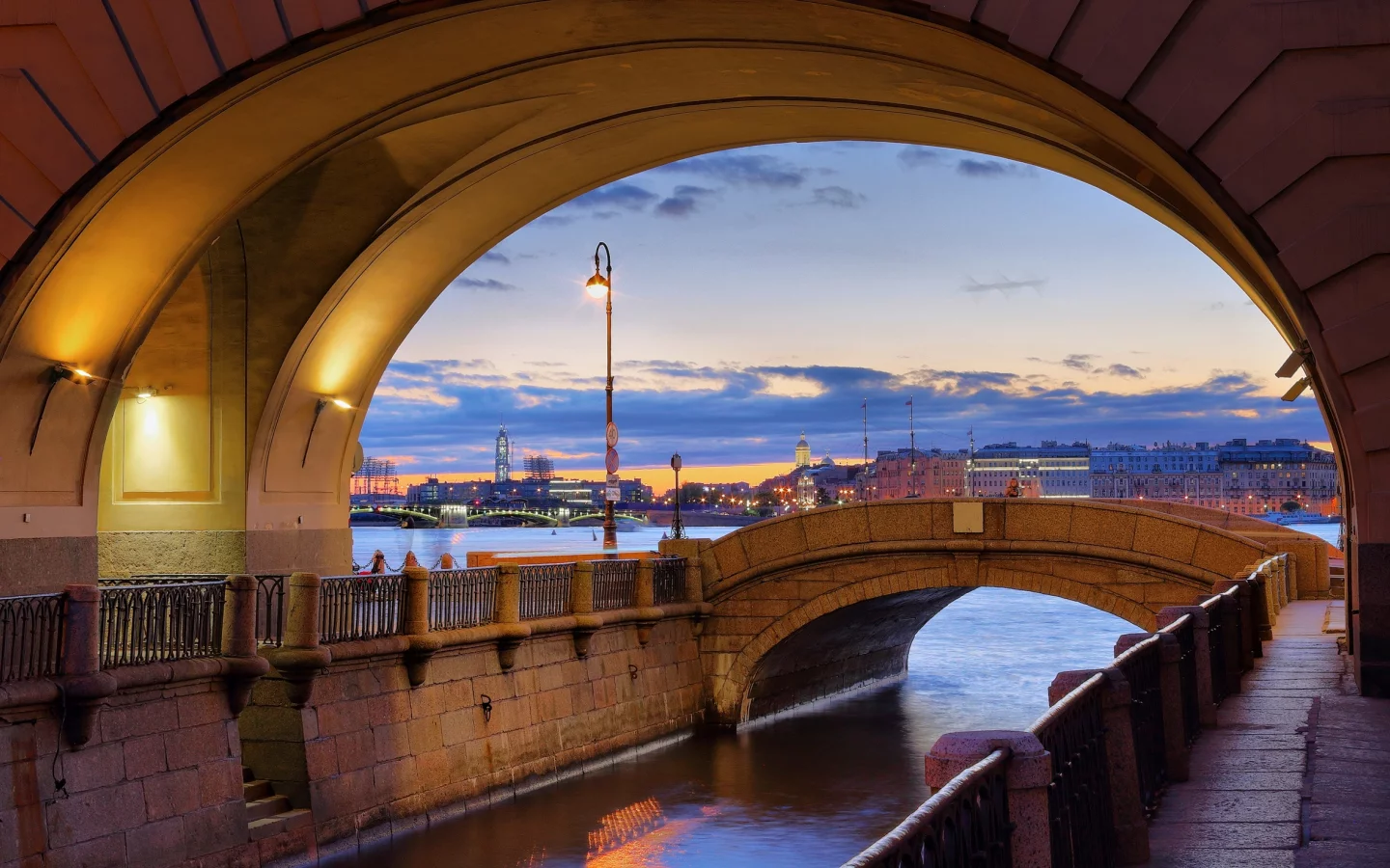 петербург, зимняя канавка, белые ночи