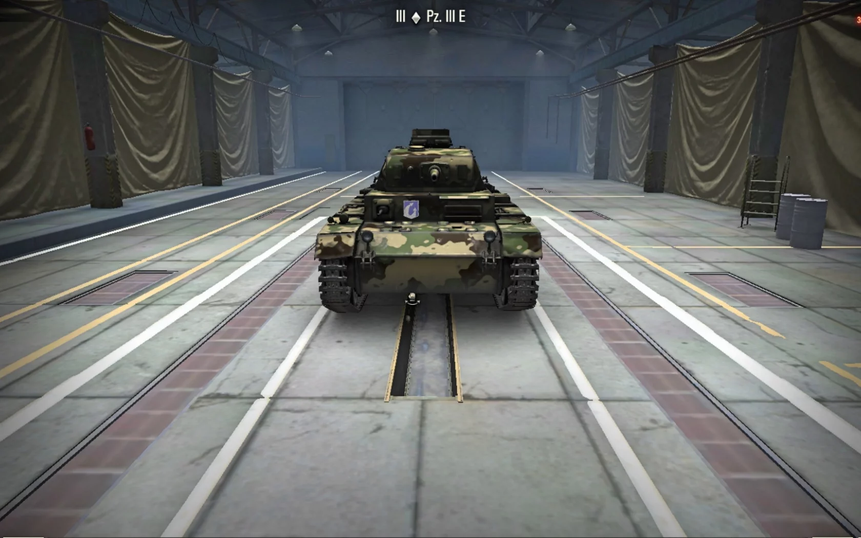 world of tanks, pz 3 e, ангар, германия, танк