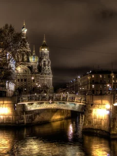 петербург, спб, питер ночью