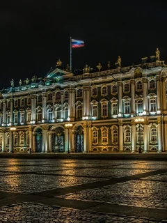 петербург, питер ночью, зимний дворец