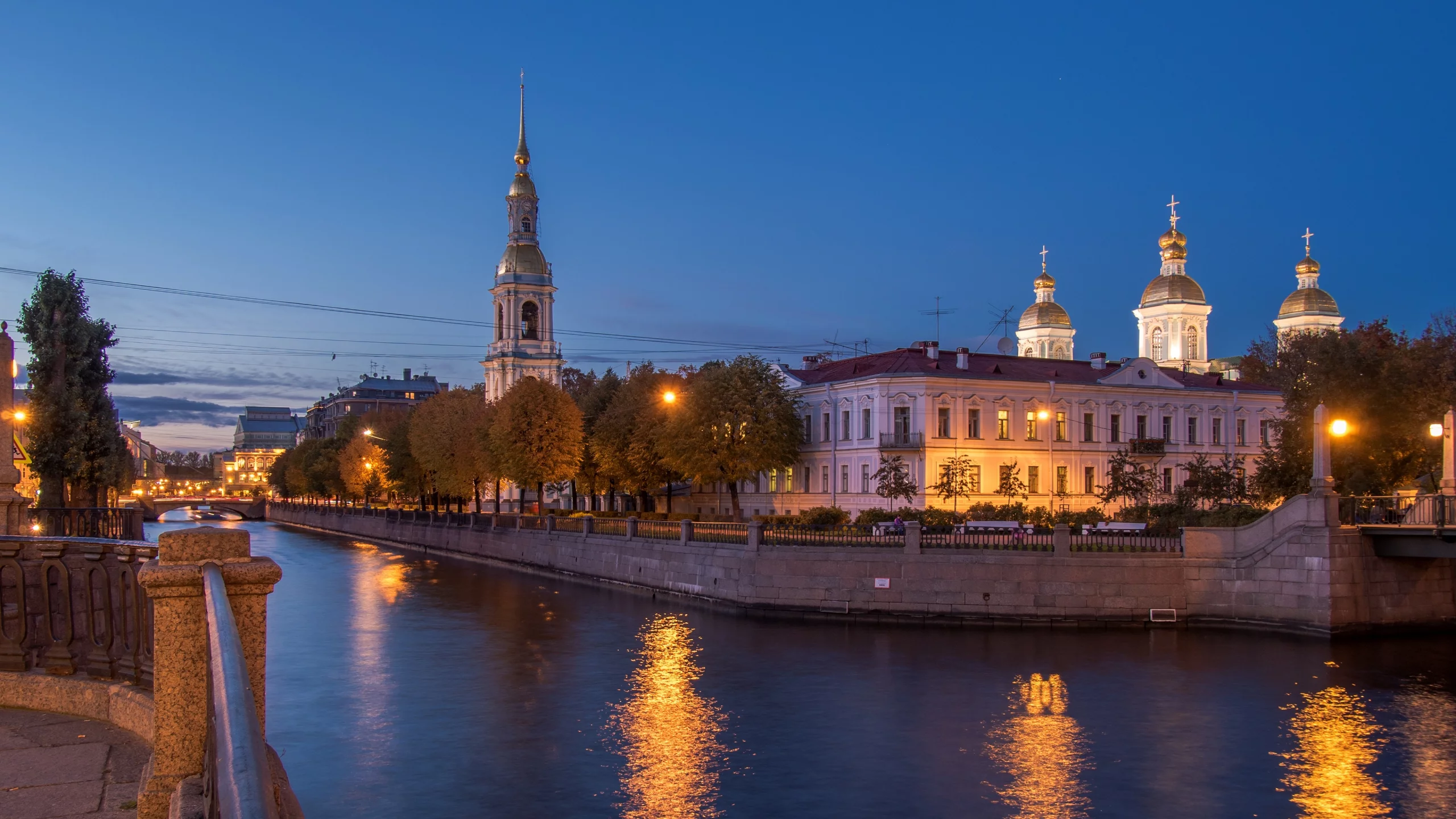 петербург, питер ночью, коломна, храм, вода