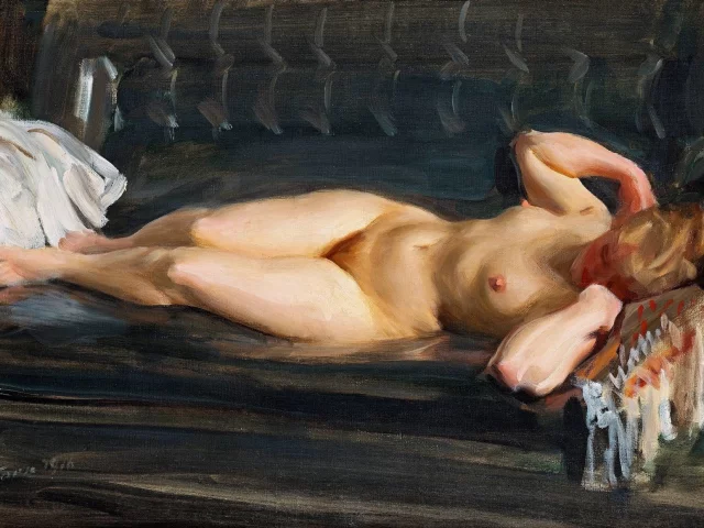 девушка, рисунок