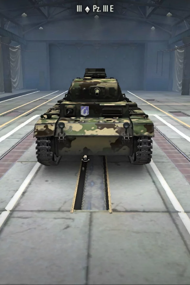 world of tanks, pz 3 e, ангар, германия, танк