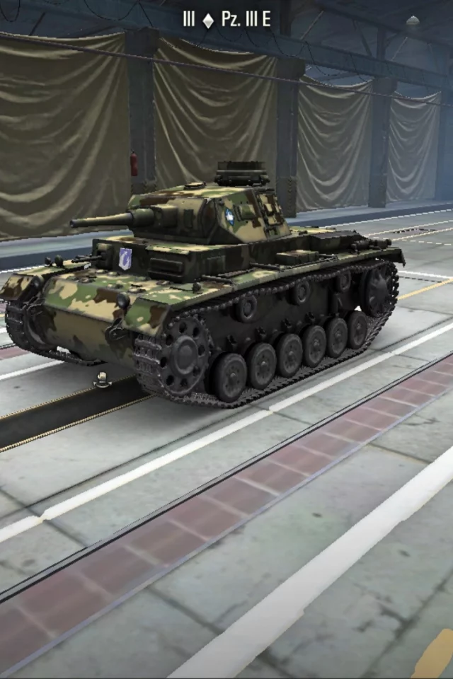 world of tanks, pz 3 e, ангар, германия, танк