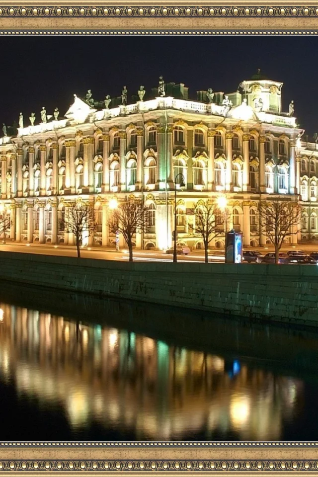 петербург, питер ночью, зимний дворец