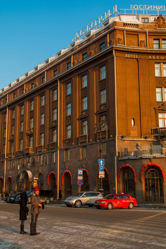 петербург, гостиница, астория, площадь, город