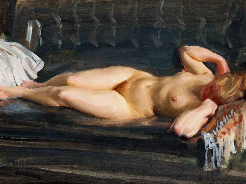 девушка, рисунок