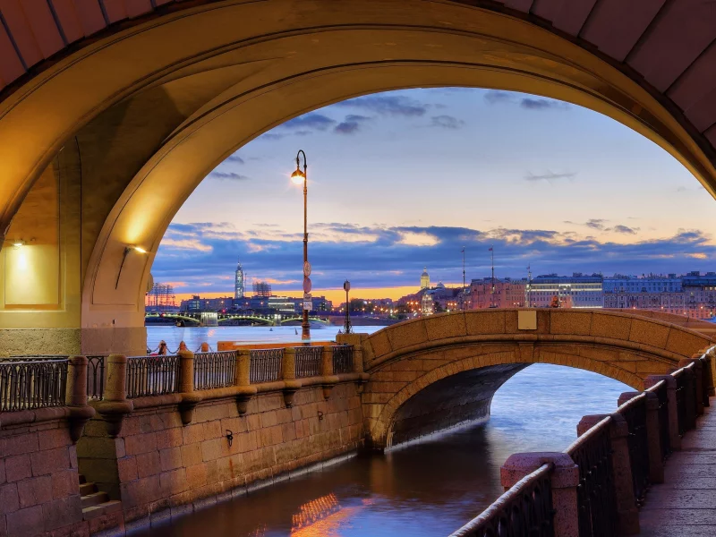 петербург, зимняя канавка, белые ночи