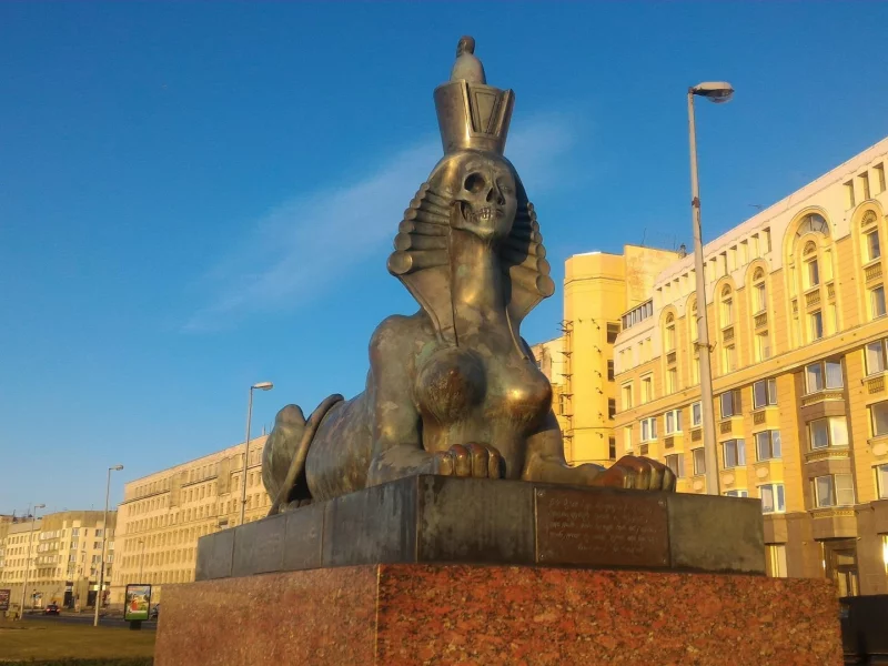 петербург, сфинкс, памятник, шемякин