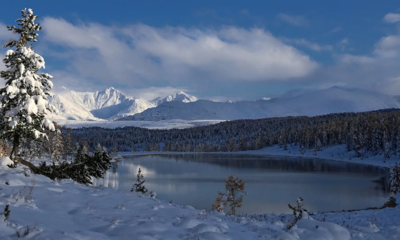горное озеро, алтай
