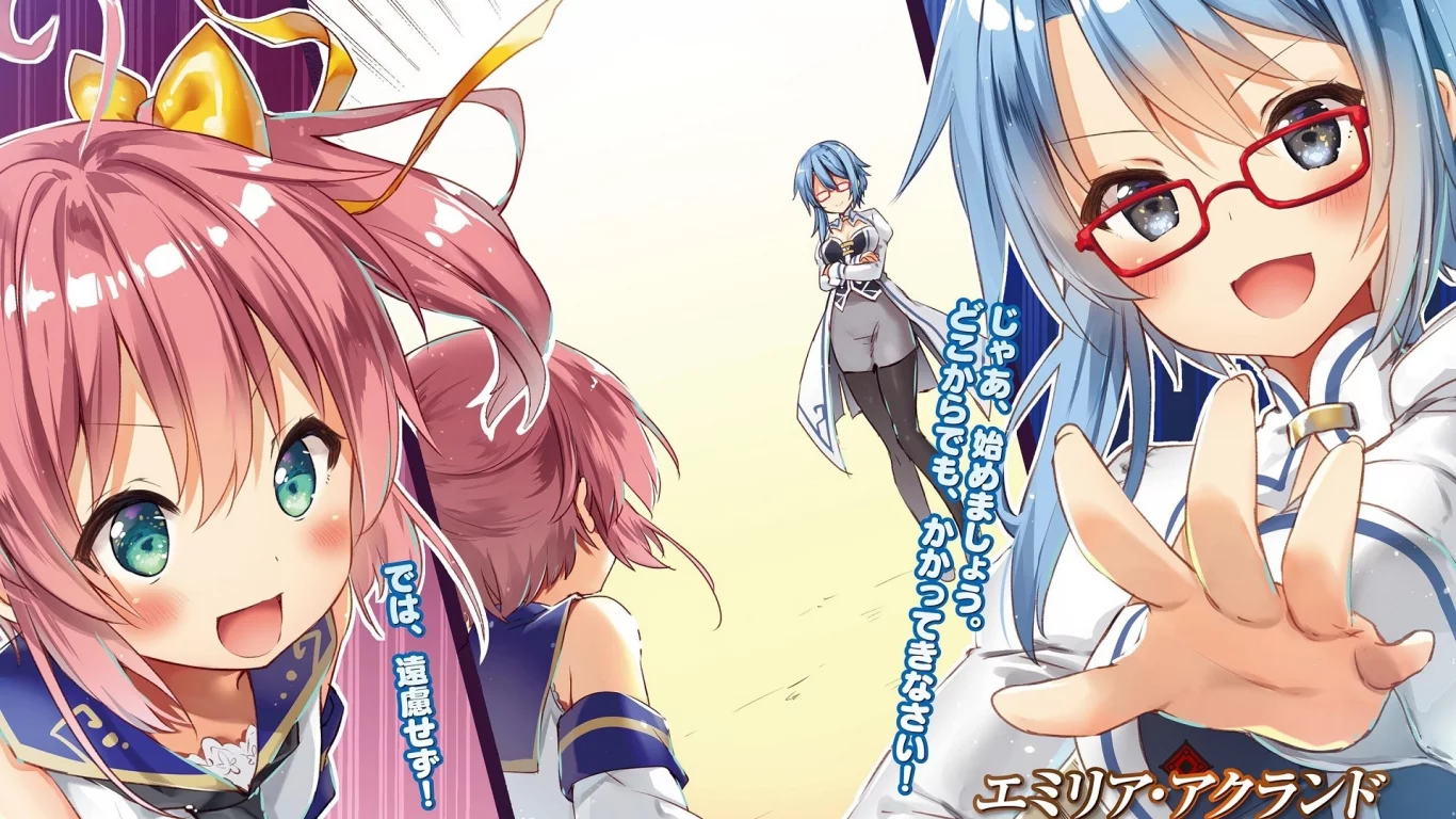 kenshi wo mezashite nyuugaku shita no ni mahou tekisei 9999 nan desu kedo, девушки