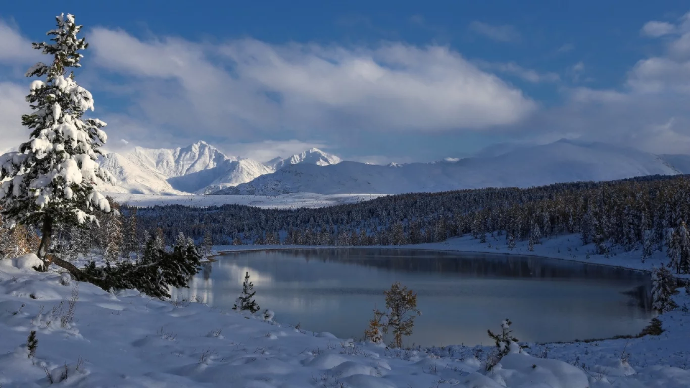 горное озеро, алтай