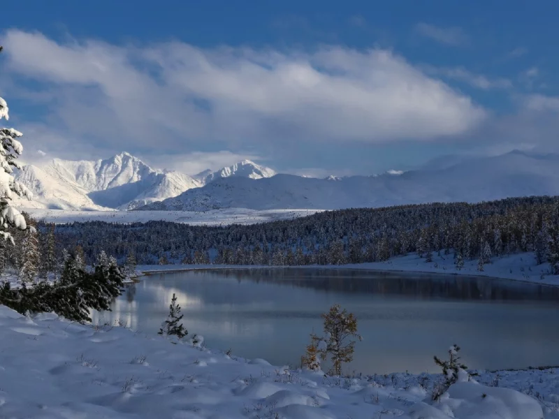 горное озеро, алтай