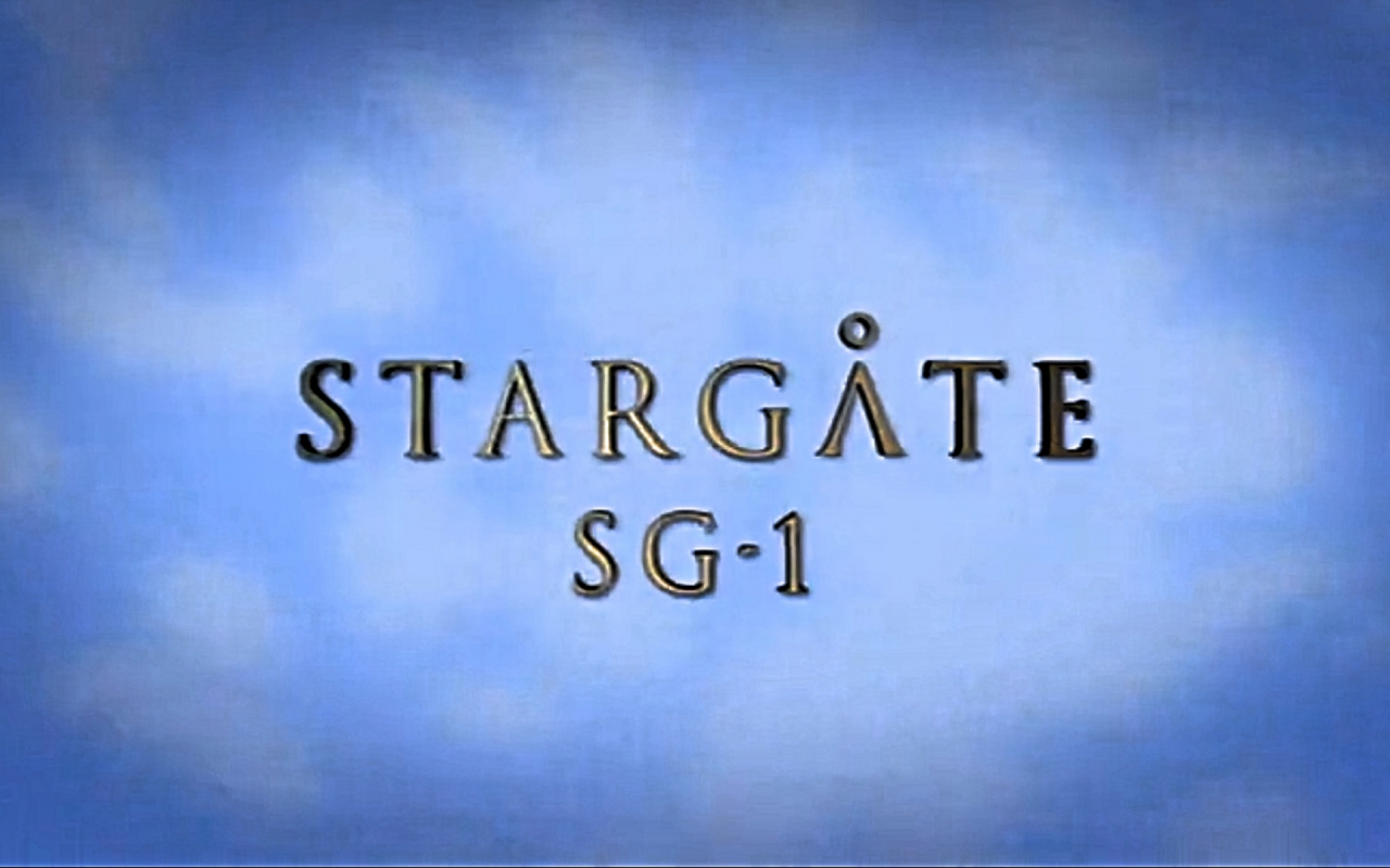 сериал, заставка, надпись, начало, stargate, sg1