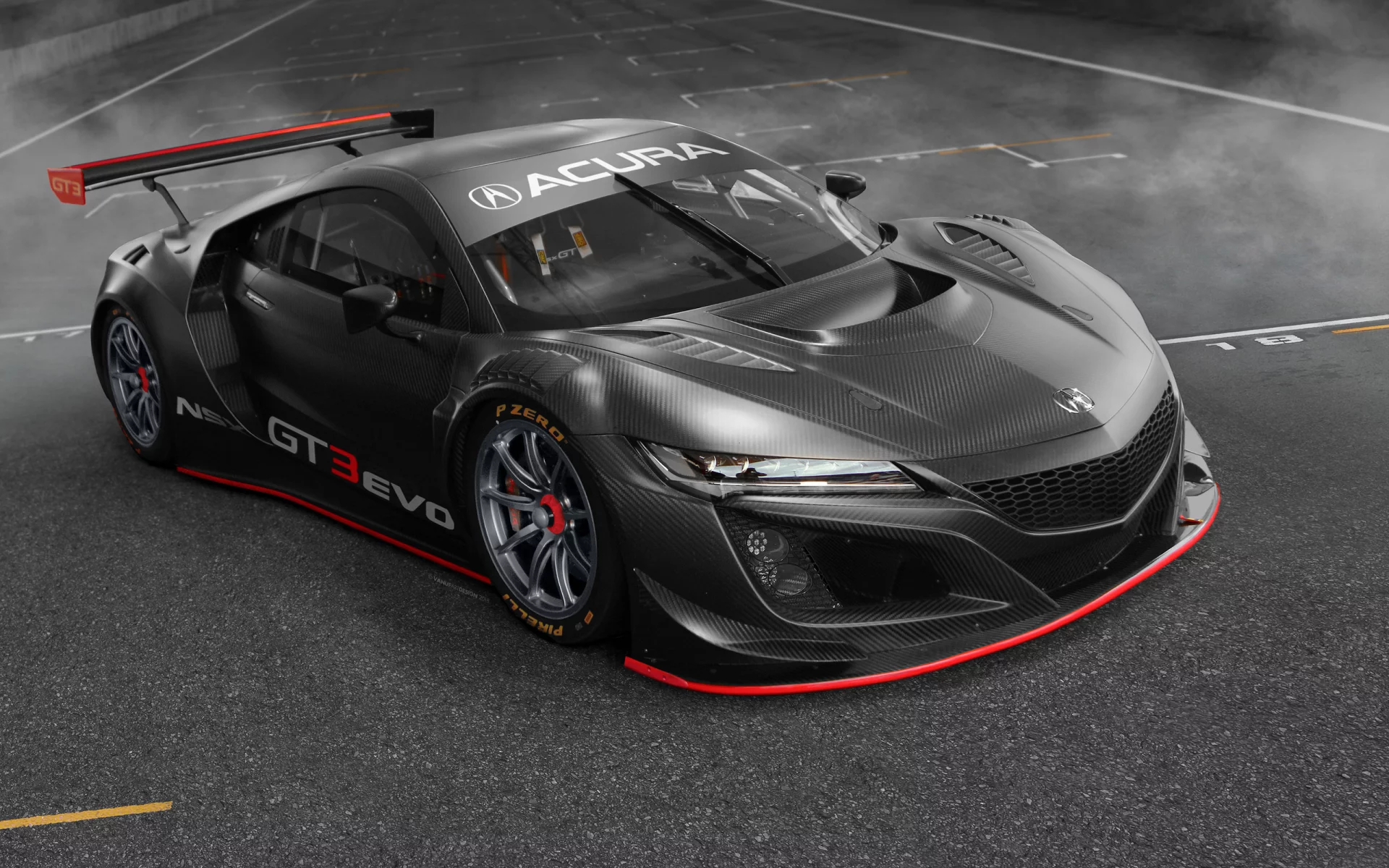 acura, nsx, gt3