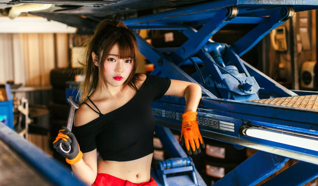девушка, азиатка, xin xin