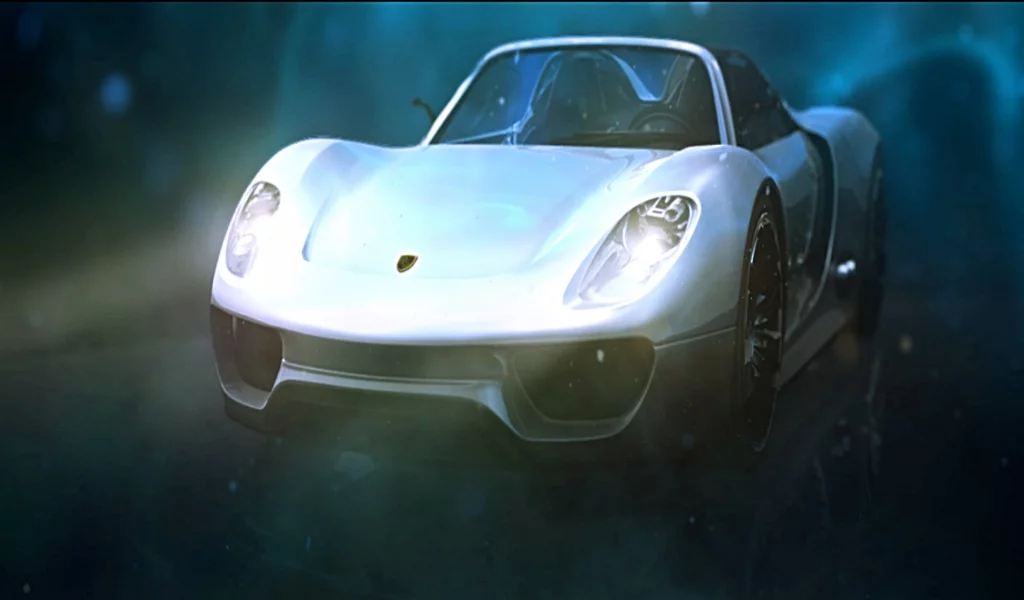 мост вантед 2012, porsche 918 spyder, серая, старт гонки