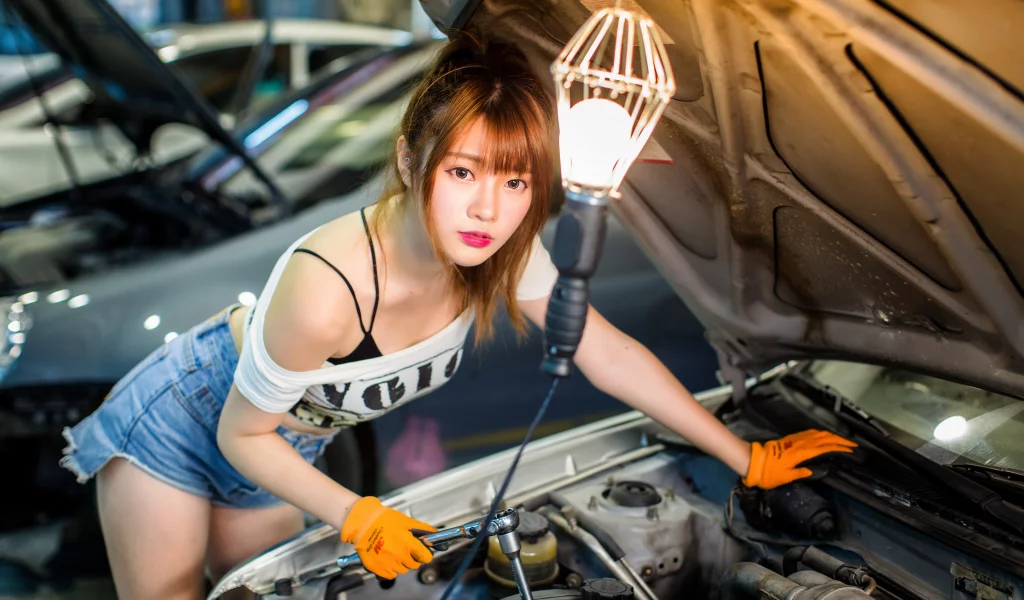 девушка, азиатка, xin xin