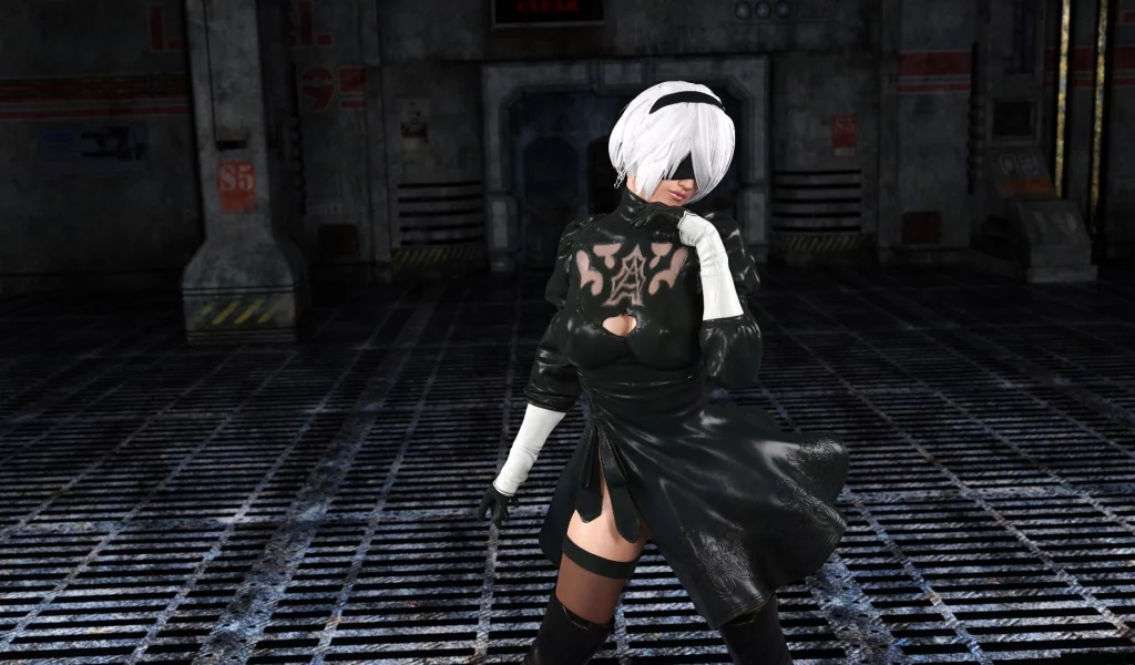 nier automata, девушка