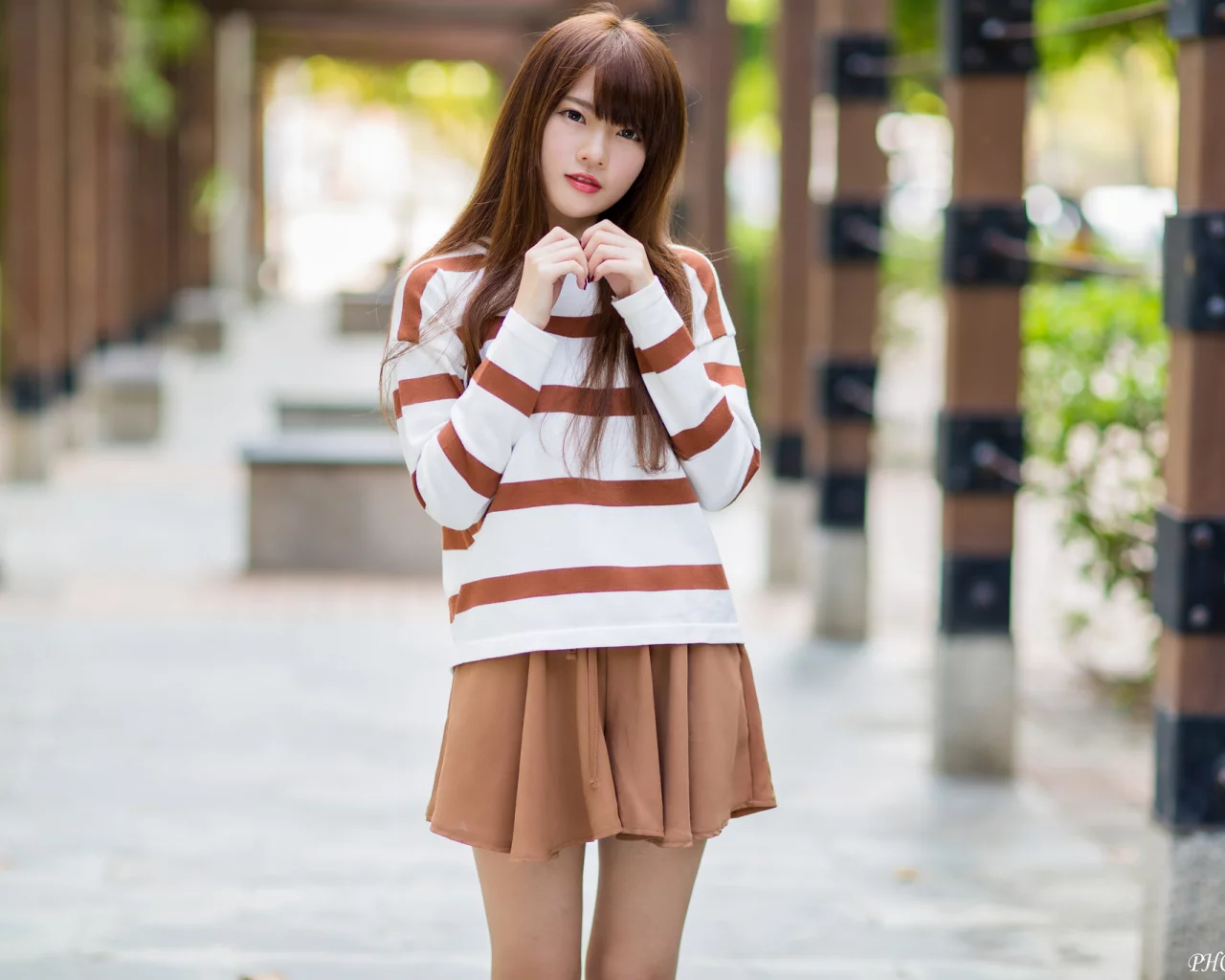 девушка, азиатка, xin xin