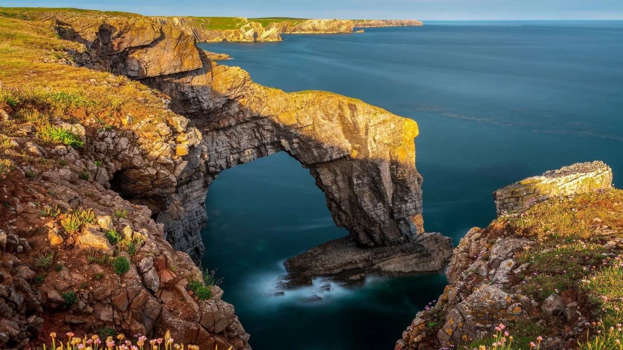 скала, море