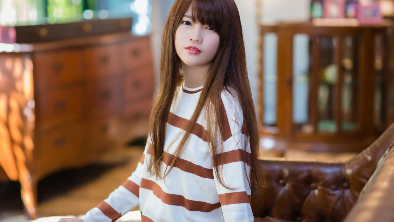 девушка, азиатка, xin xin