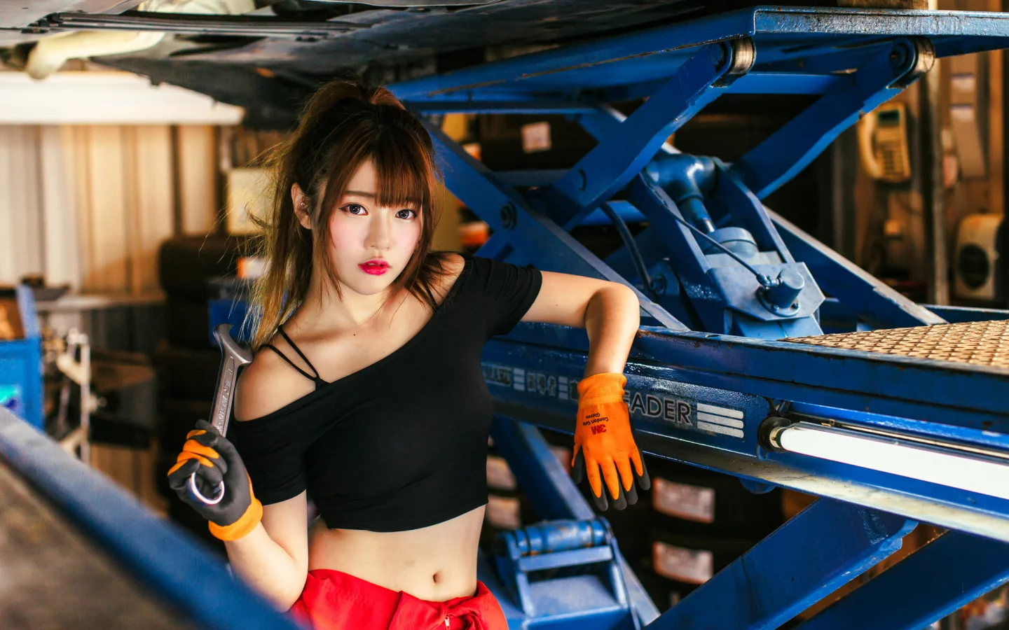 девушка, азиатка, xin xin