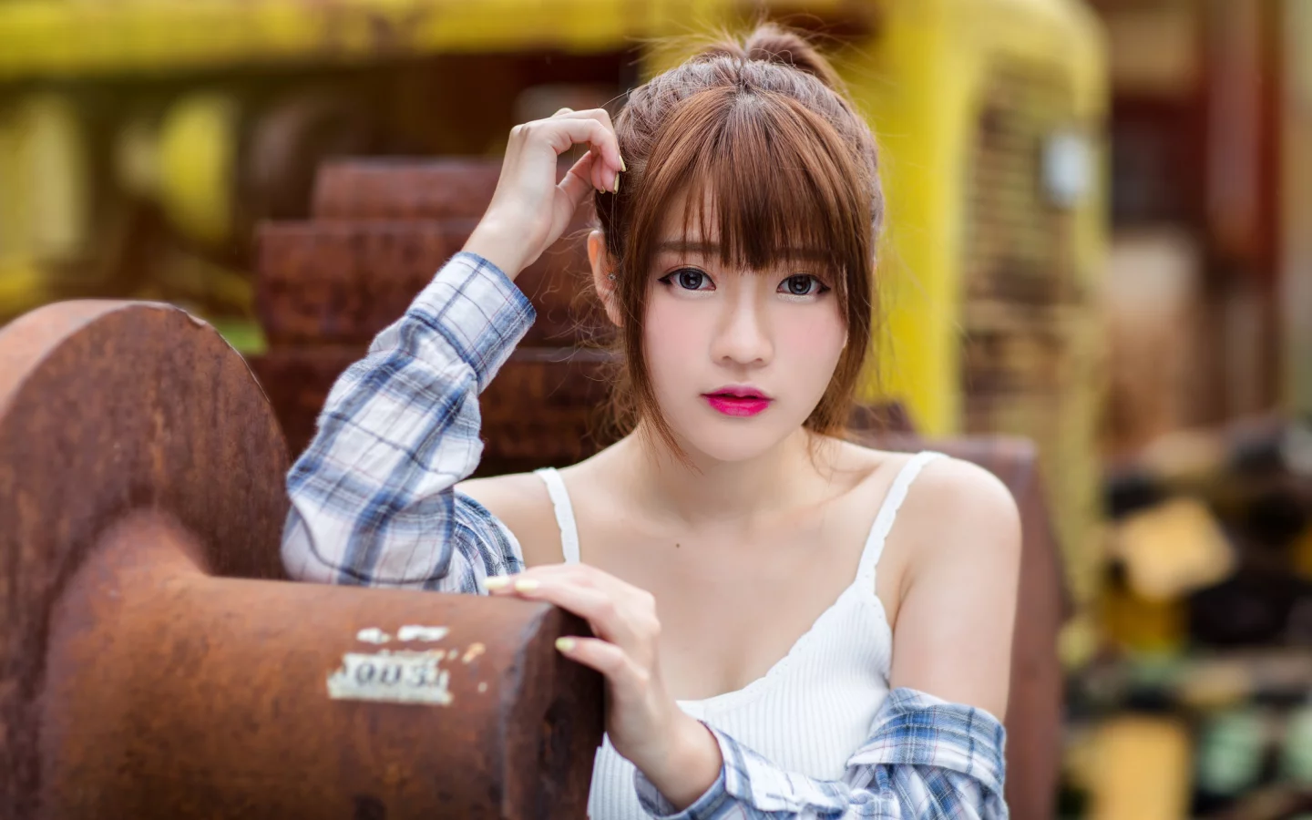 девушка, азиатка, xin xin