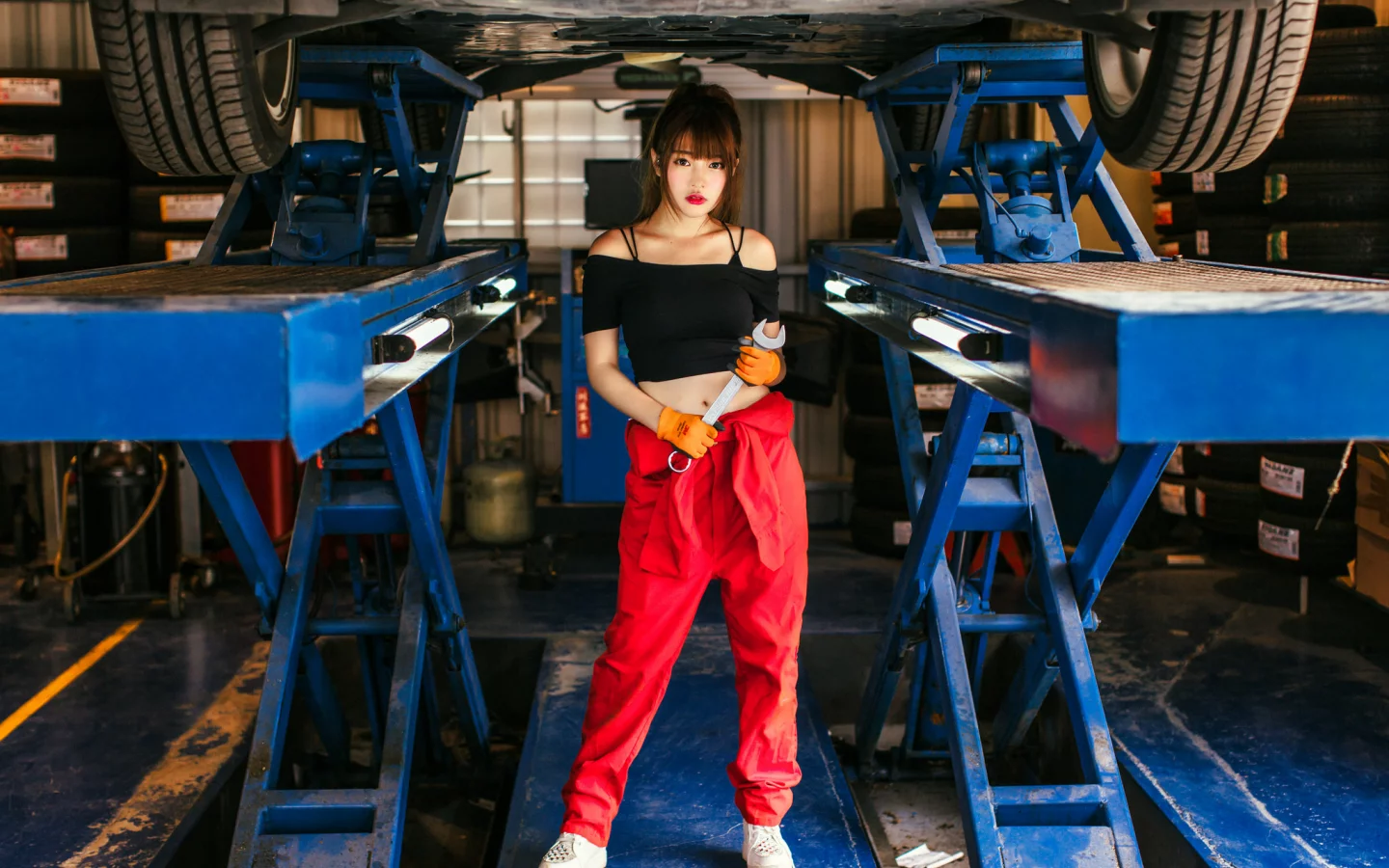 девушка, азиатка, xin xin