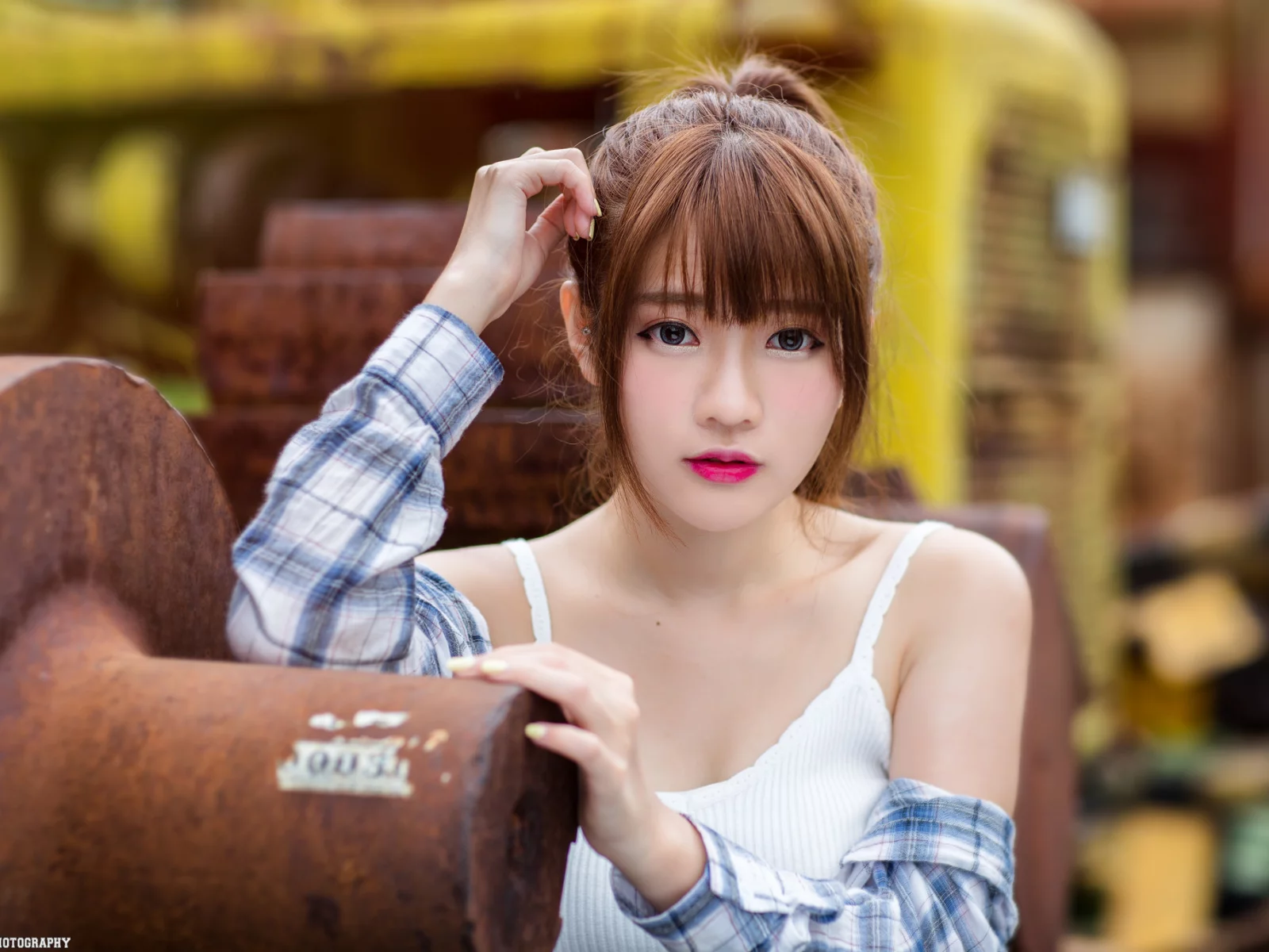 девушка, азиатка, xin xin