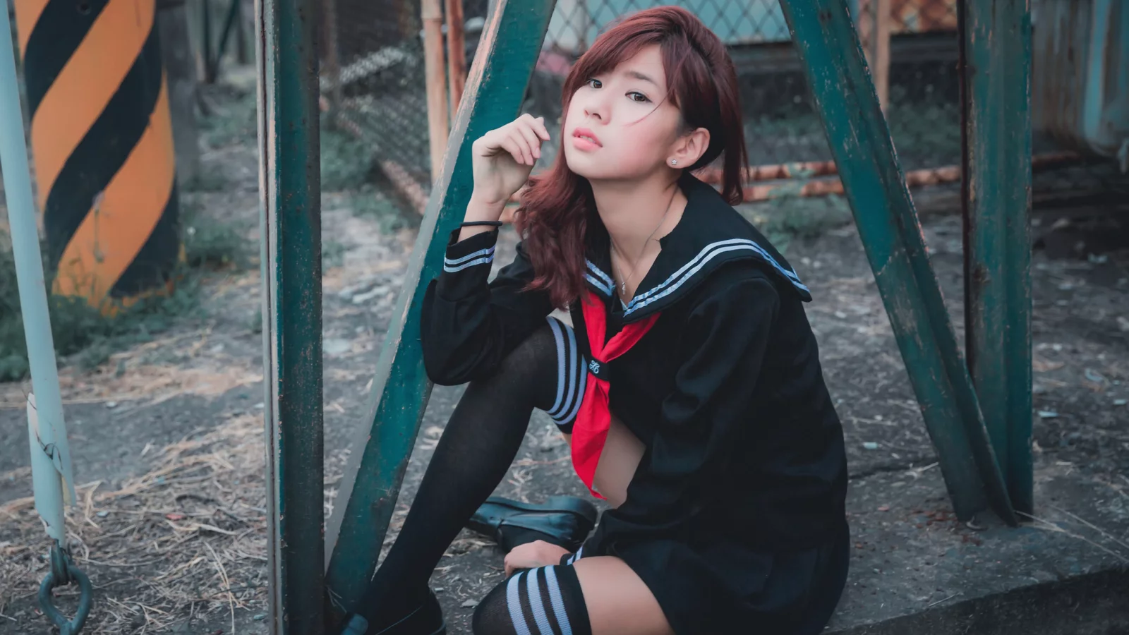 девушка, азиатка, ellen, chang