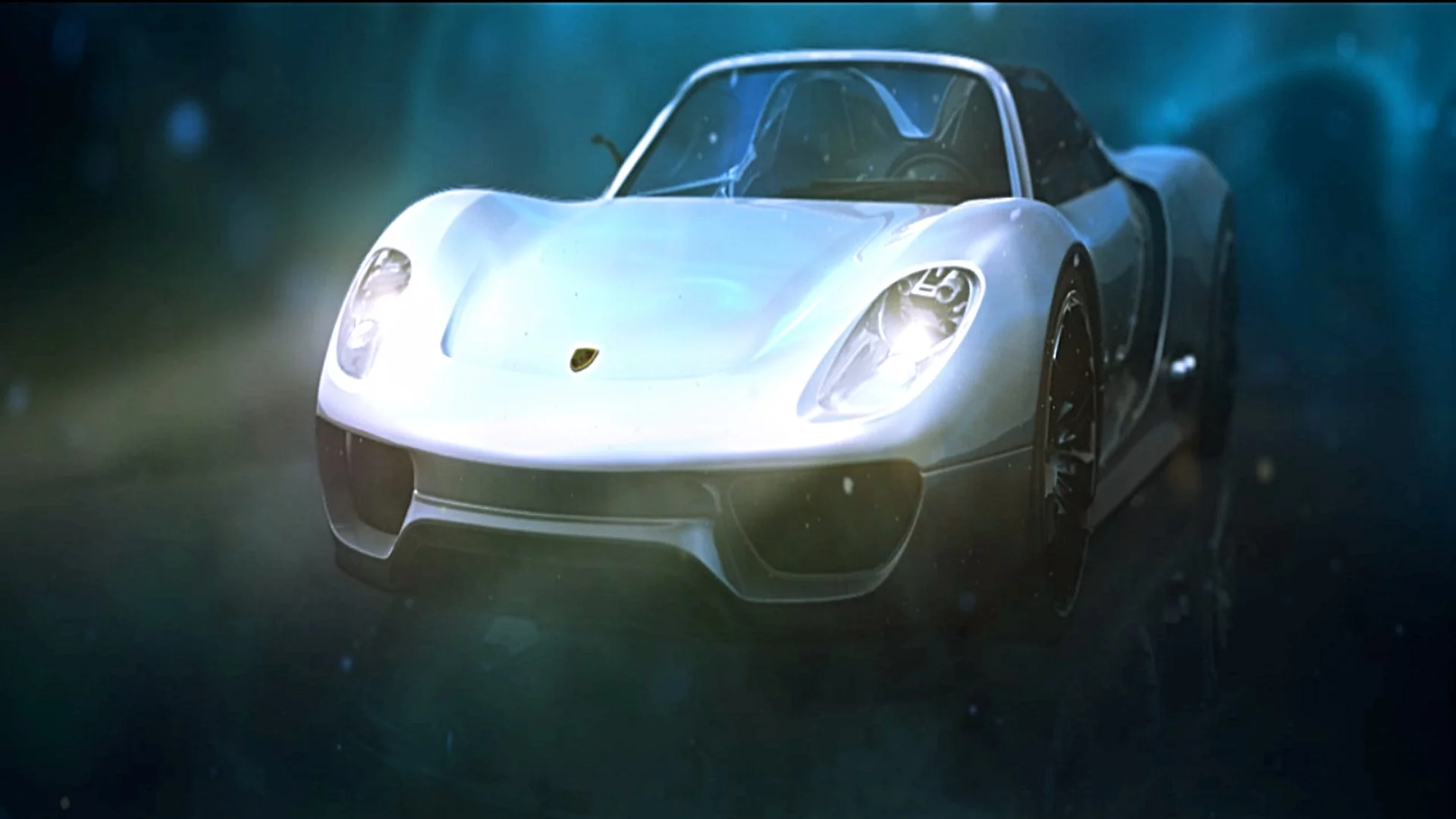 мост вантед 2012, porsche 918 spyder, серая, старт гонки