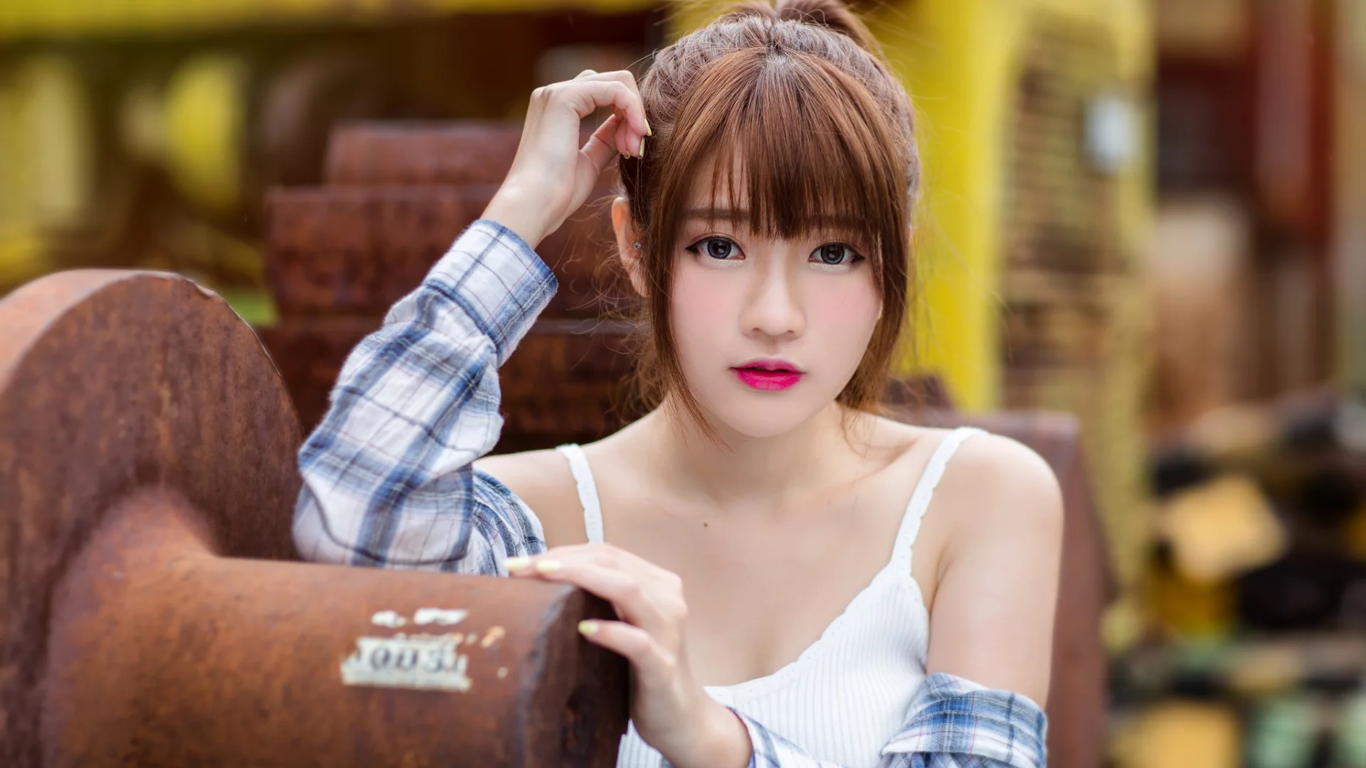 девушка, азиатка, xin xin
