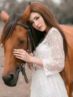 лошадь, азиатка