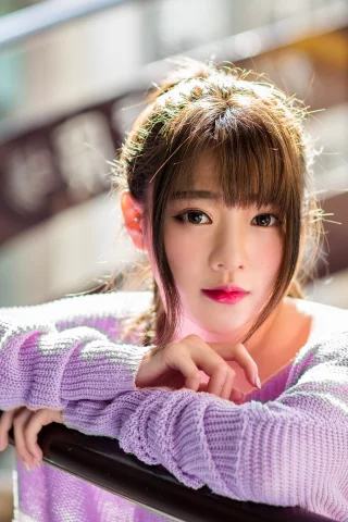 девушка, азиатка, xin xin