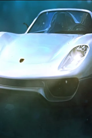 мост вантед 2012, porsche 918 spyder, серая, старт гонки