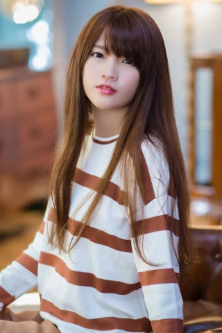 девушка, азиатка, xin xin
