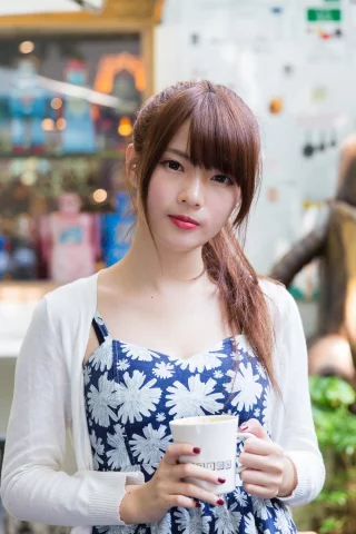 девушка, азиатка, xin xin