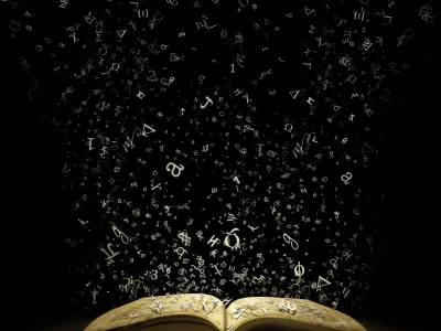 книга, буквы