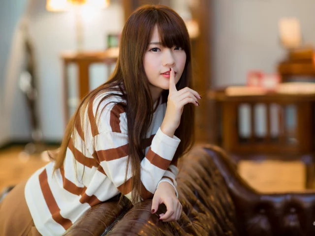 девушка, азиатка, xin xin