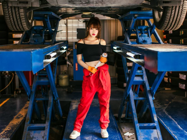 девушка, азиатка, xin xin