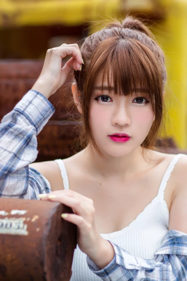 девушка, азиатка, xin xin