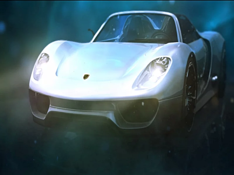 мост вантед 2012, porsche 918 spyder, серая, старт гонки