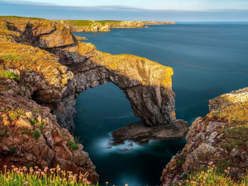 скала, море