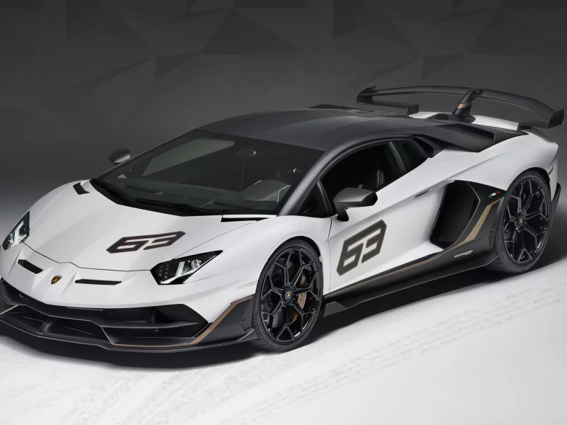lamborghini, aventador, svj, 63