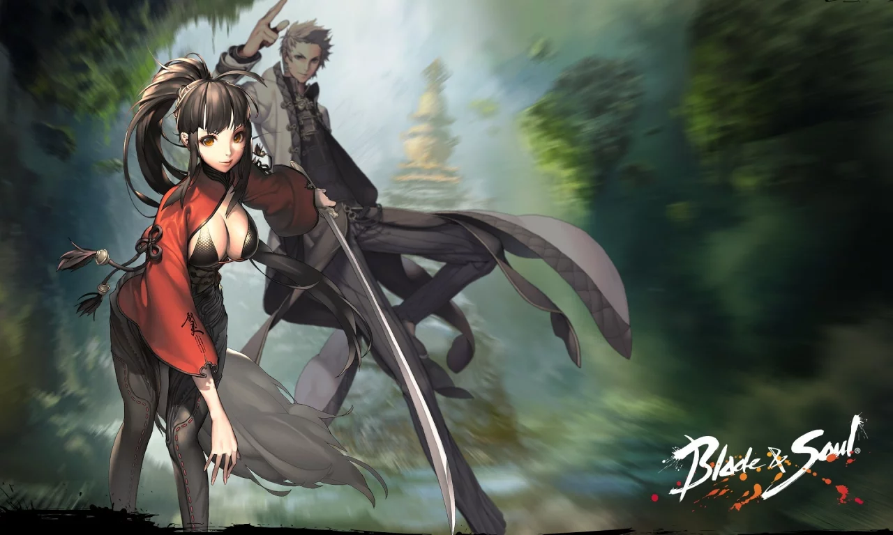 blade and soul, девушка, парень