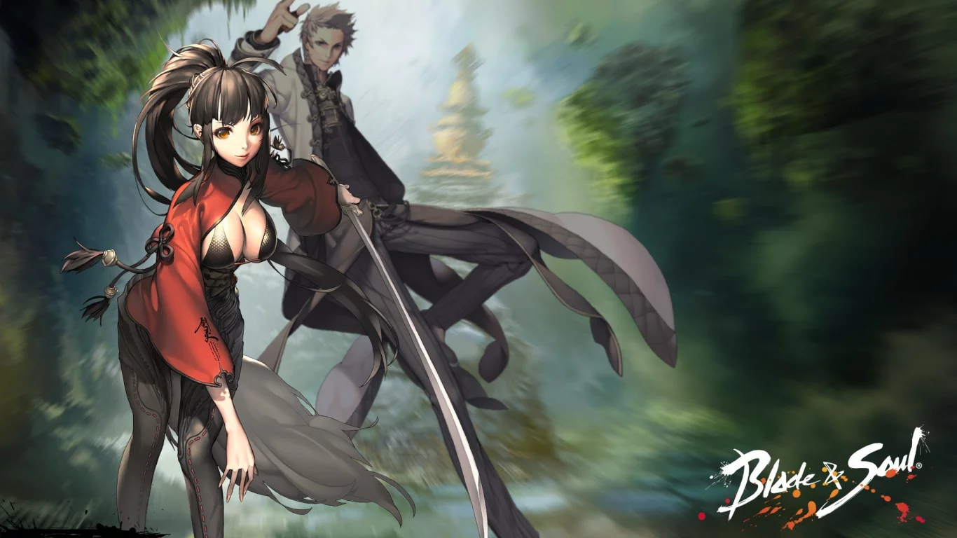 blade and soul, девушка, парень