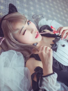азиатка, костюм, косплей, девушка