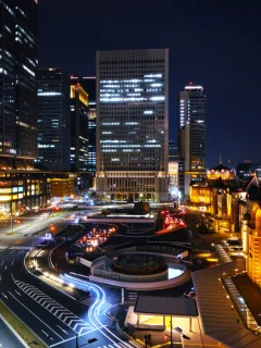 город, ночь, скорость