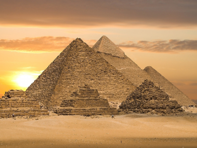 пирамиды, египет, песок
